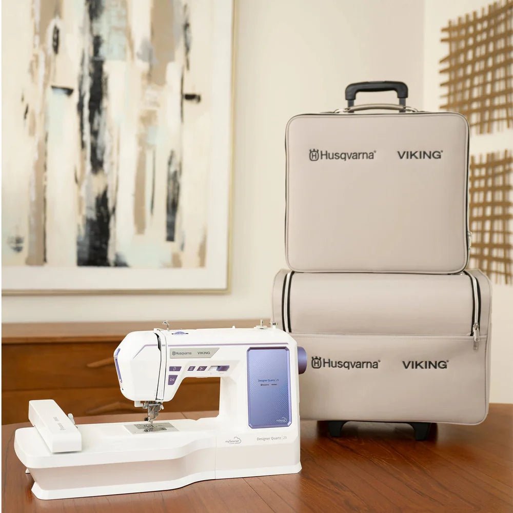 HUSQVARNA® VIKING® Machine & Embroidery Unit Luggage Set - Maple Leaf Quilting Company Ltd.