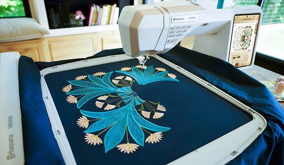 Husqvarna Viking Mega Turnable Hoop - Maple Leaf Quilting Company Ltd.