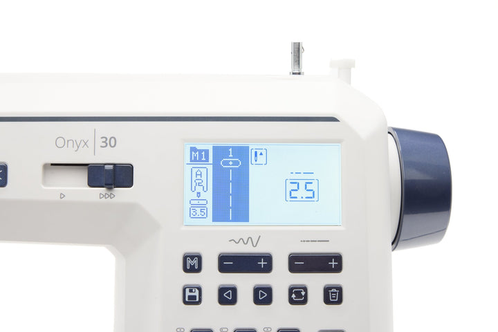 Husqvarna Viking Onyx 30 - Maple Leaf Quilting Company Ltd.