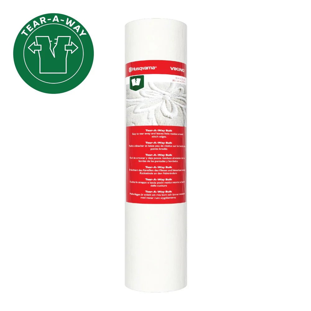 Husqvarna Viking Tear - A - Way Stabilizer 15" x 25 Yrds - Maple Leaf Quilting Company Ltd.