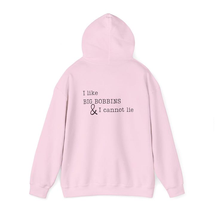 'I Like Big Bobbins Hoodie' - Funny Sewing Sweatshirt for Crafters - Maple Leaf Quilting Company Ltd.
