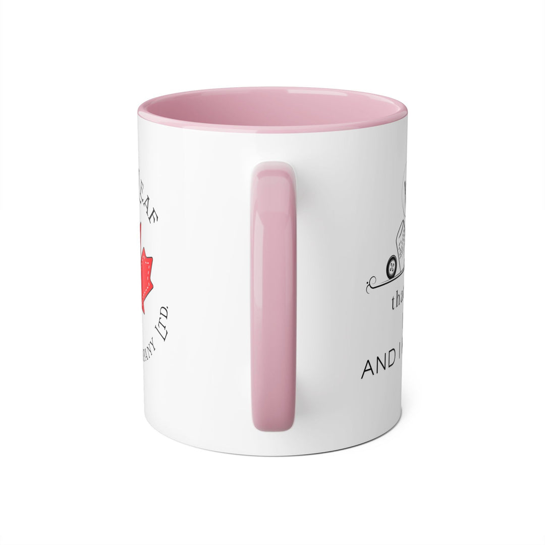 I Quilt and I Know Things - Accent Mugs, 11oz - Maple Leaf Quilting Company Ltd.