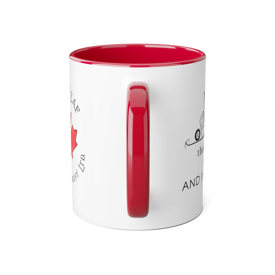 I Quilt and I Know Things - Accent Mugs, 11oz - Maple Leaf Quilting Company Ltd.