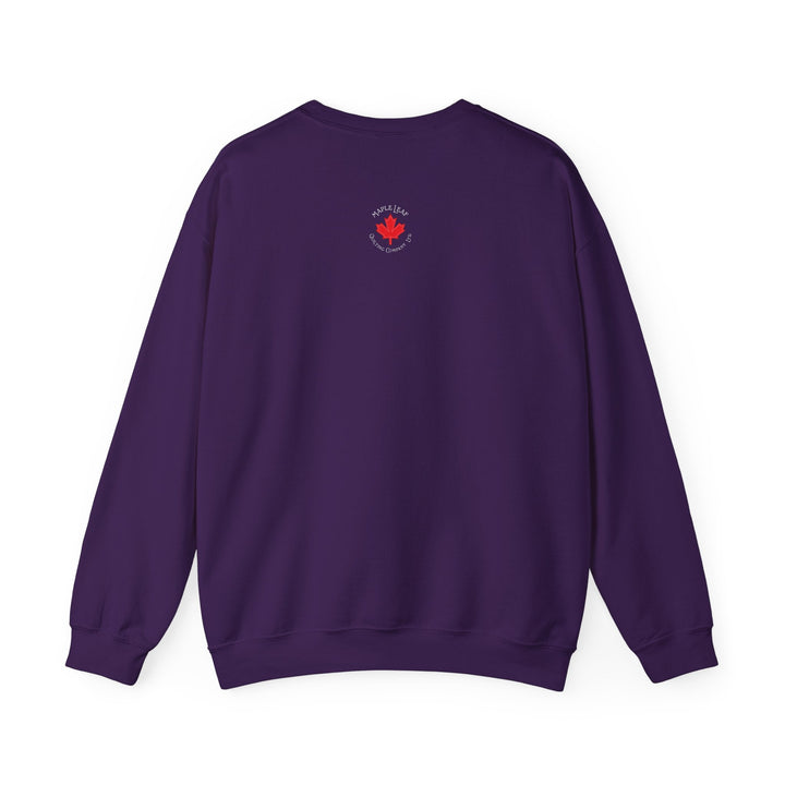 'I Quilt and I Know Things' Crewneck Sweatshirt - Cozy Unisex Apparel for Quilters, Craft Lovers, and Sewing Enthusiasts - Maple Leaf Quilting Company Ltd.