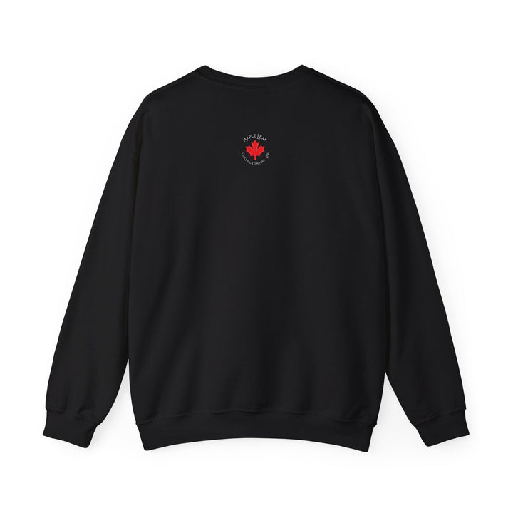 'I Quilt and I Know Things' Crewneck Sweatshirt - Cozy Unisex Apparel for Quilters, Craft Lovers, and Sewing Enthusiasts - Maple Leaf Quilting Company Ltd.