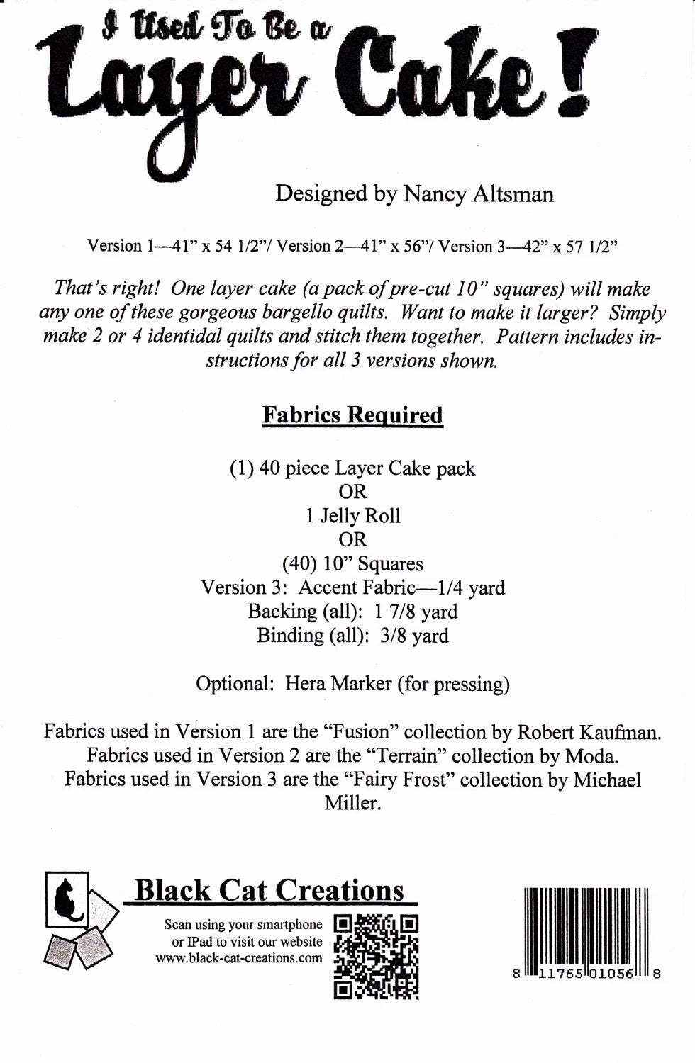 I Used to be a Layer Cake - Maple Leaf Quilting Company Ltd.