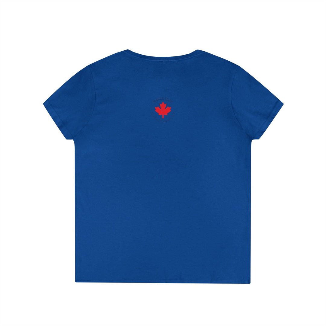 Incoming Big Girl Words Gilden V - neck heavy cotton T-Shirt - Maple Leaf Quilting Company Ltd.