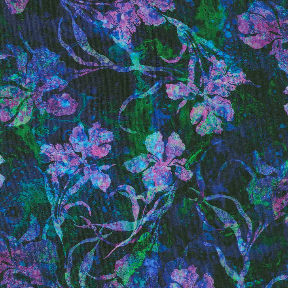 Iris from Robert Kaufman | 108” Cotton (SRKDX2212317) - Sold in UNITS of 1/4 metre - Maple Leaf Quilting Company Ltd.