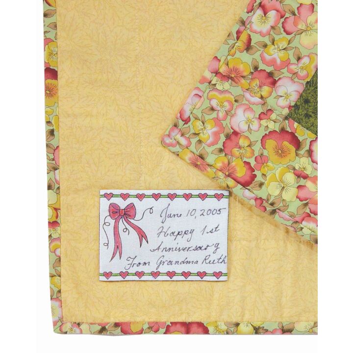 Iron-On Quilt Label Fabric Sheets (JT-403) - Maple Leaf Quilting Company Ltd.