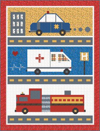 It Takes a Village Save the Day Quilt Kit - Maple Leaf Quilting Company Ltd.