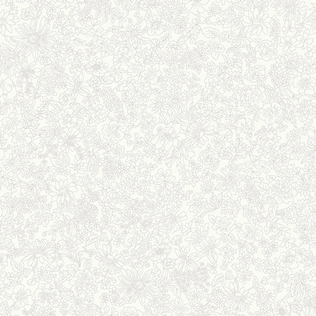 Ivory - London Bouquet by Liberty Fabrics Collection - Emily Blossom | 108" Cotton (0166W7401A) – Sold in UNITS of ¼ metre - Maple Leaf Quilting Company Ltd.