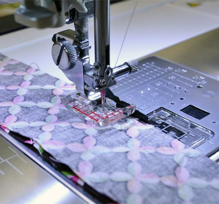 Janome 1/4" Clear Seam Foot (9mm Models) - Maple Leaf Quilting Company Ltd.