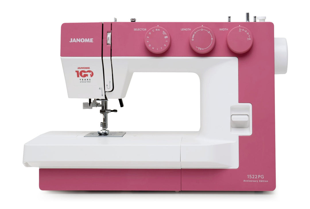 Janome 1522 - Available in Smokey Pink, Light Grey, Blue Grey - Maple Leaf Quilting Company Ltd.