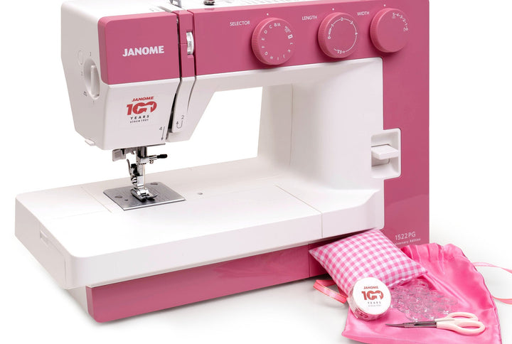 Janome 1522 - Available in Smokey Pink, Light Grey, Blue Grey - Maple Leaf Quilting Company Ltd.