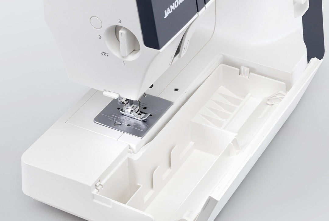 Janome 1522 - Available in Smokey Pink, Light Grey, Blue Grey - Maple Leaf Quilting Company Ltd.