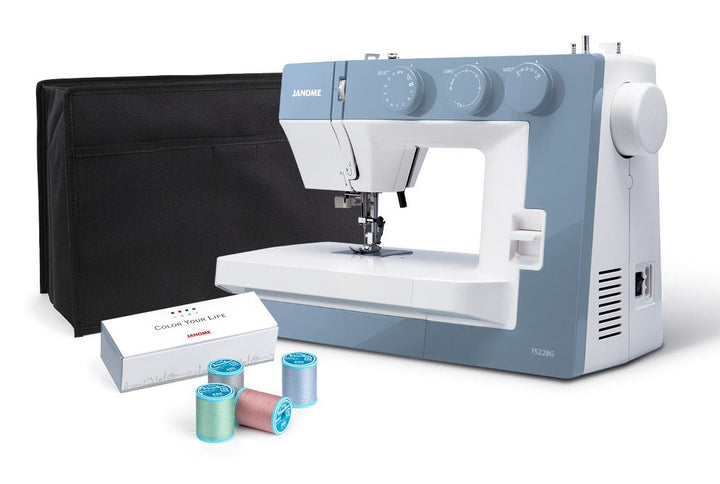Janome 1522 - Available in Smokey Pink, Light Grey, Blue Grey - Maple Leaf Quilting Company Ltd.
