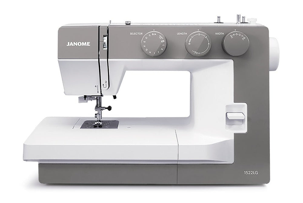 Janome 1522 - Available in Smokey Pink, Light Grey, Blue Grey - Maple Leaf Quilting Company Ltd.