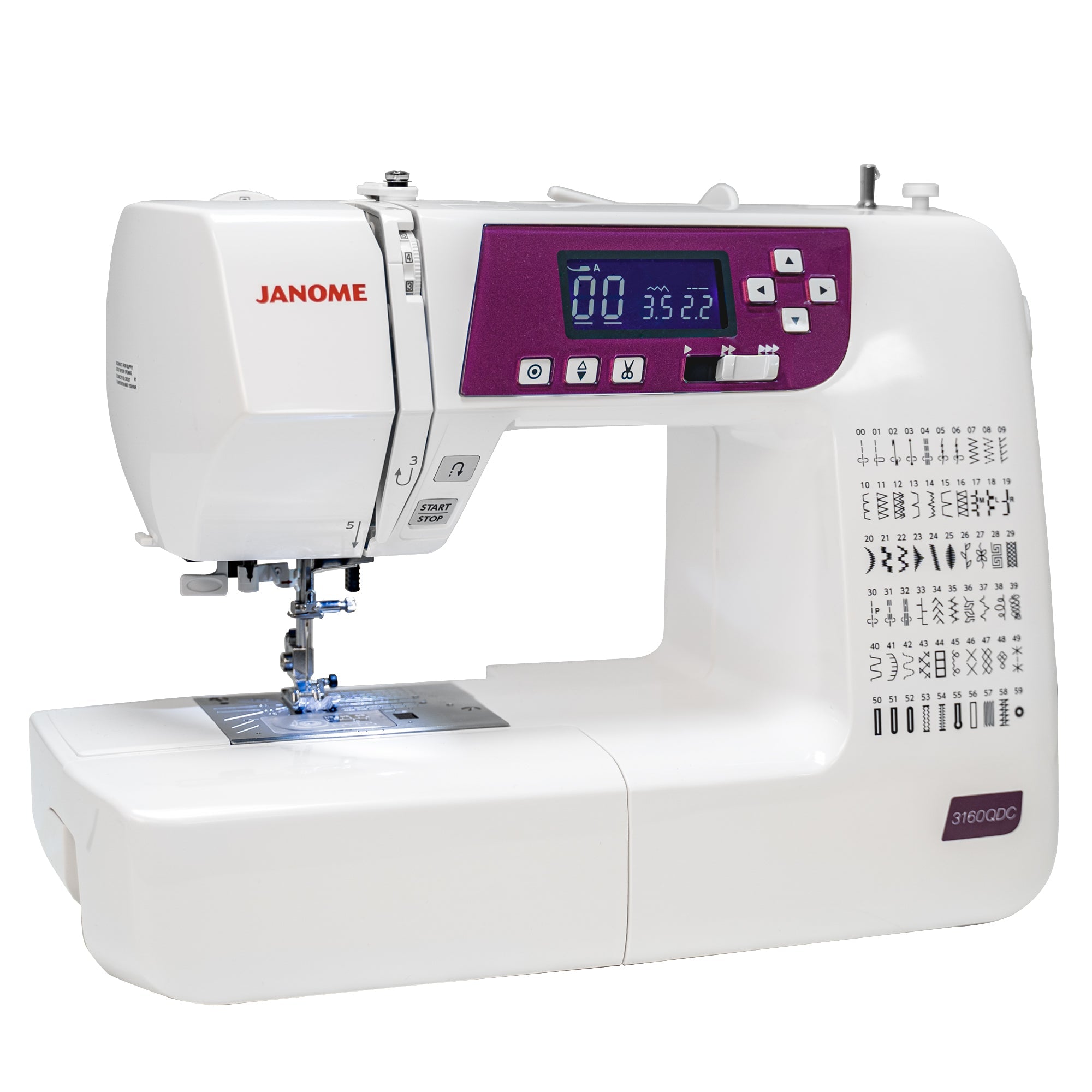 Janome 3160QDC - G Sewing and Quilting Machine - Maple Leaf Quilting Company Ltd.