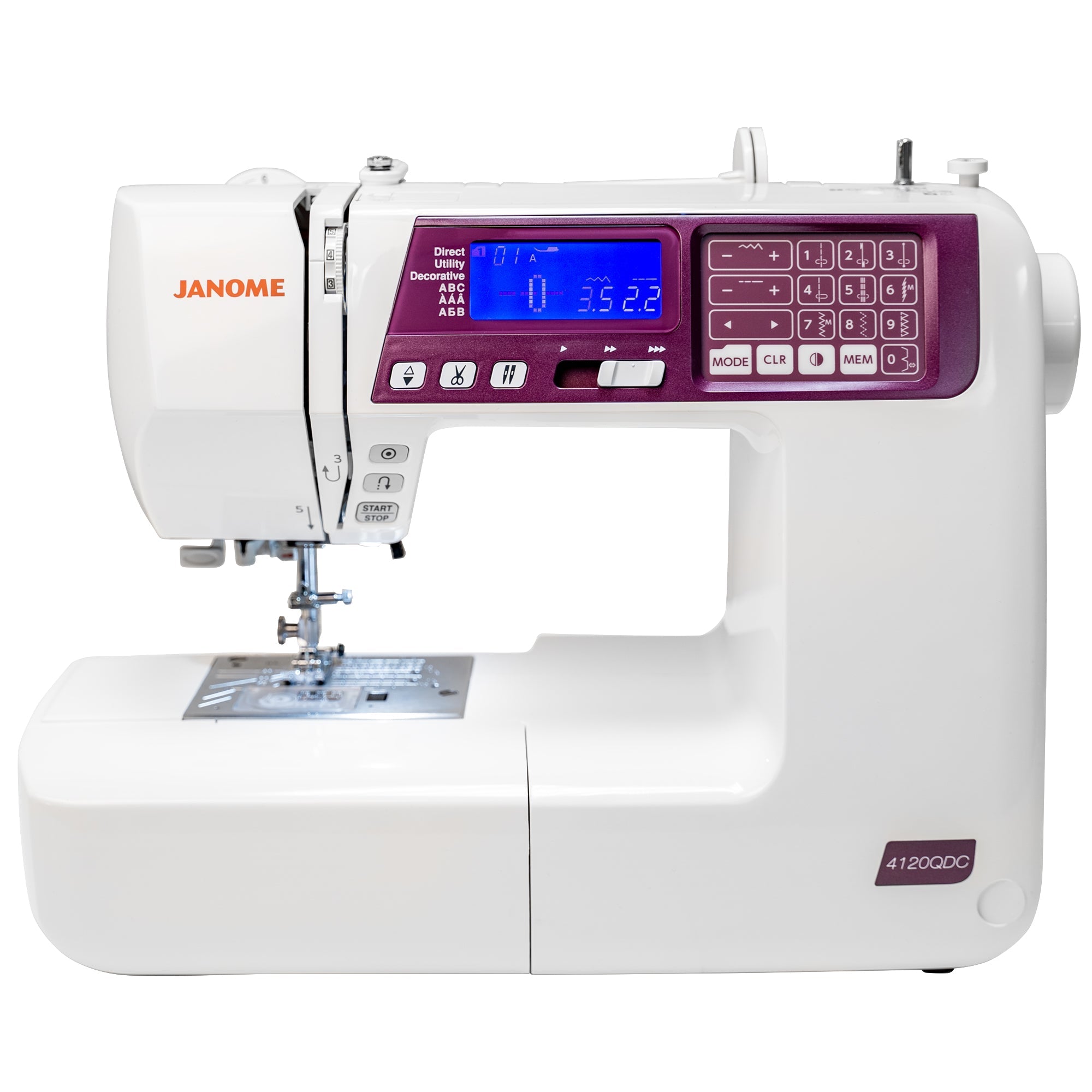 Janome 4120QDC - G Sewing and Quilting Machine - Maple Leaf Quilting Company Ltd.