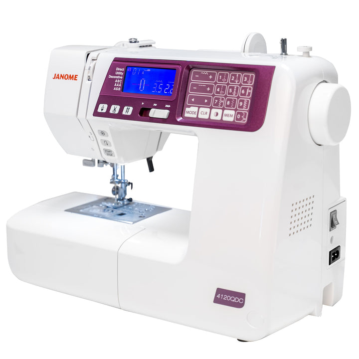 Janome 4120QDC - G Sewing and Quilting Machine - Maple Leaf Quilting Company Ltd.