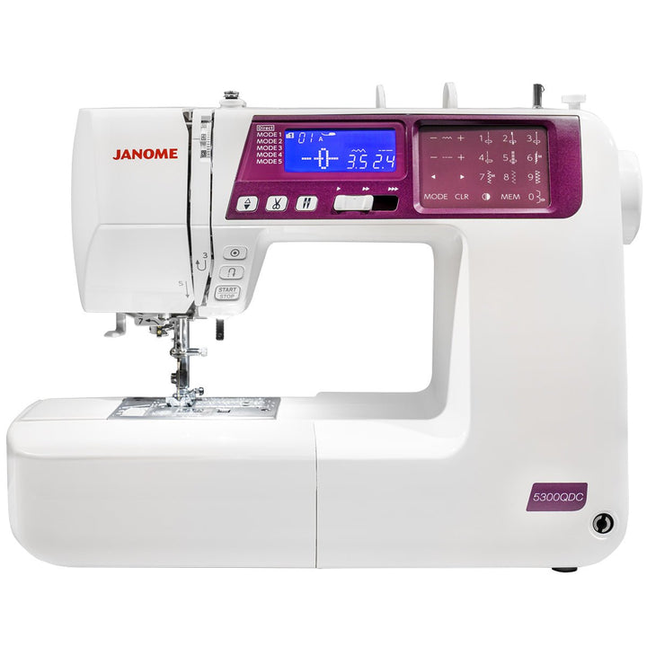 Janome 5300 QDC - G Sewing and Quilting Machine - Maple Leaf Quilting Company Ltd.