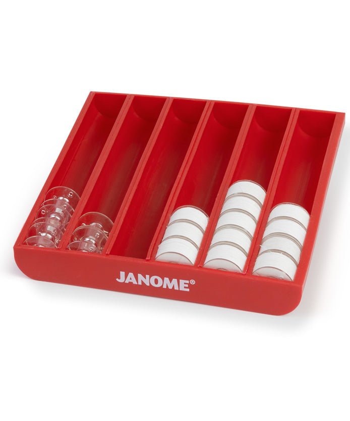 Janome Bobbin Saver (Holds 66 Bobbins) - Maple Leaf Quilting Company Ltd.