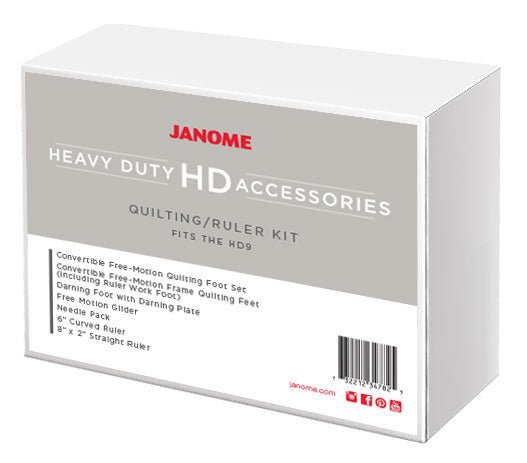 Janome Ruler Work Janome HD9 Quilting/Ruler Work Kit - Maple Leaf Quilting Company Ltd ...