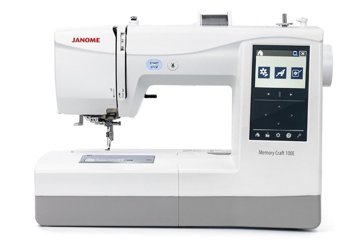 Janome Memory Craft 100E (Pre - Order for July - Aug Delivery) - Maple Leaf Quilting Company Ltd.
