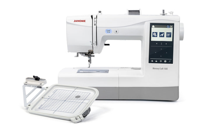 Janome Memory Craft 100E (Pre - Order for July - Aug Delivery) - Maple Leaf Quilting Company Ltd.