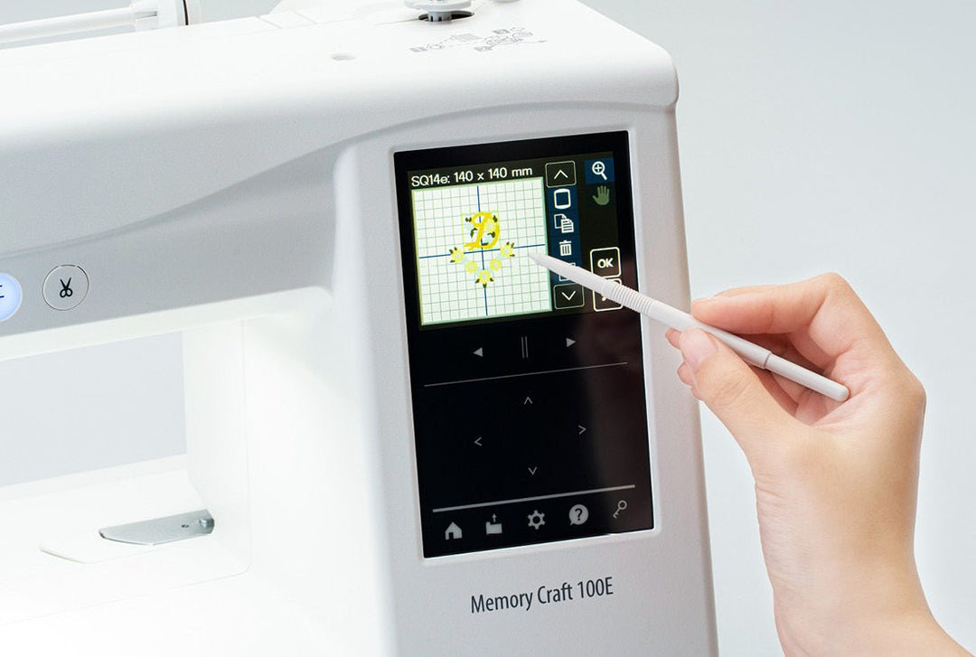 Janome Memory Craft 100E (Pre - Order for July - Aug Delivery) - Maple Leaf Quilting Company Ltd.