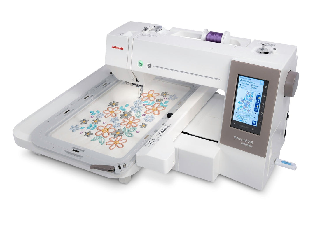 Janome Memory Craft 550E Limited Edition - Maple Leaf Quilting Company Ltd.
