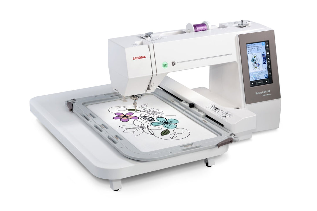 Janome Memory Craft 550E Limited Edition - Maple Leaf Quilting Company Ltd.