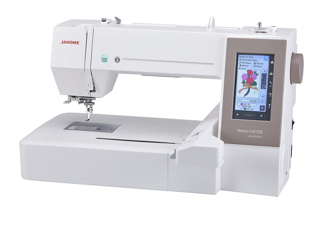 Janome Memory Craft 550E Limited Edition - Maple Leaf Quilting Company Ltd.