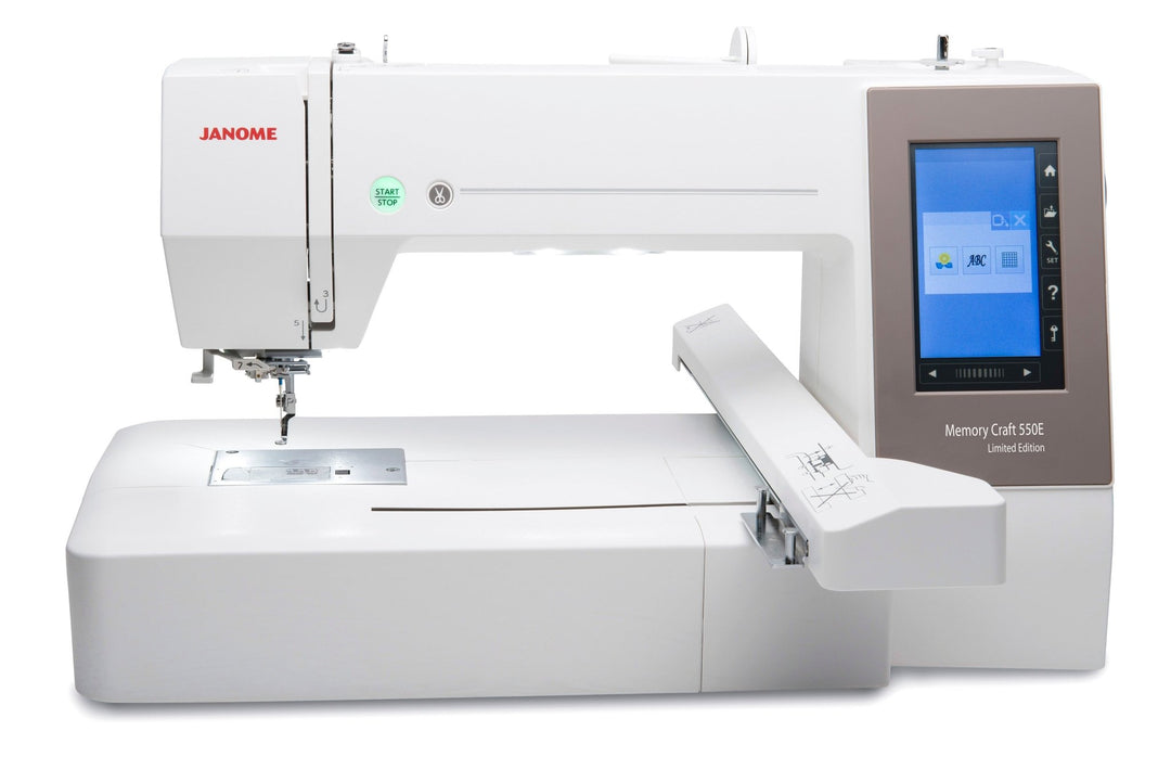 Janome Memory Craft 550E Limited Edition - Maple Leaf Quilting Company Ltd.