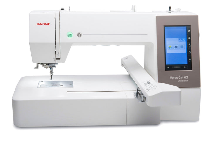 Janome Memory Craft 550E Limited Edition - Maple Leaf Quilting Company Ltd.