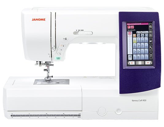 Janome Memory Craft 9850 - Maple Leaf Quilting Company Ltd.