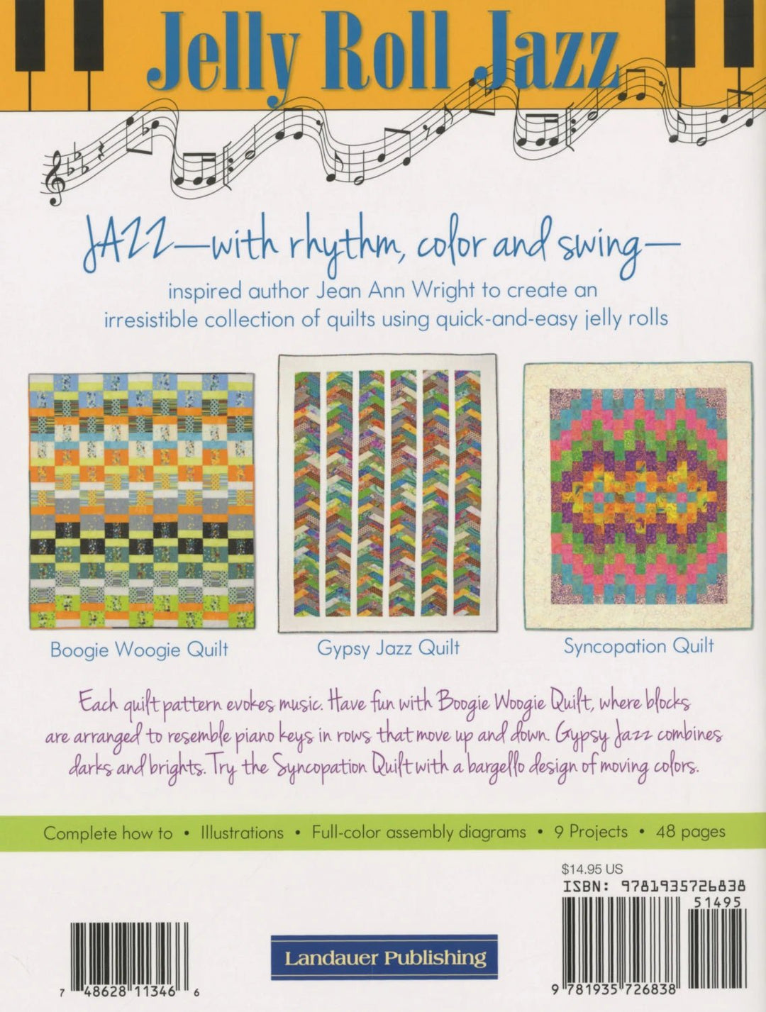 Jelly Roll Jazz (L26838) - Maple Leaf Quilting Company Ltd.