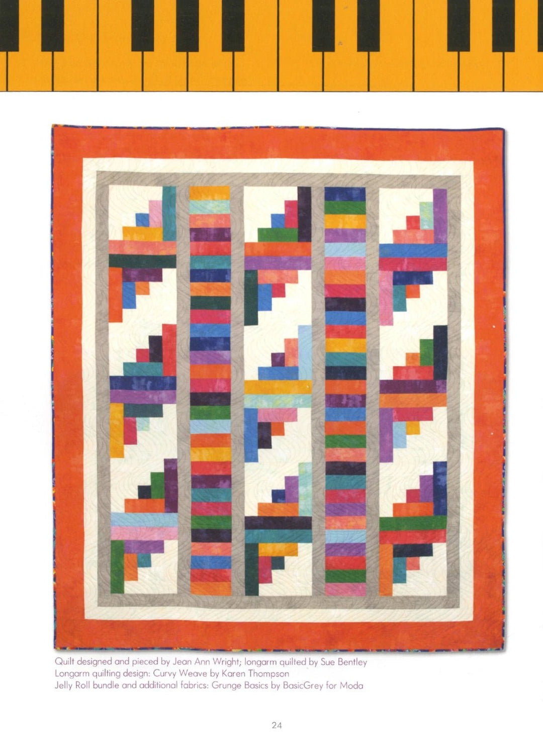 Jelly Roll Jazz (L26838) - Maple Leaf Quilting Company Ltd.