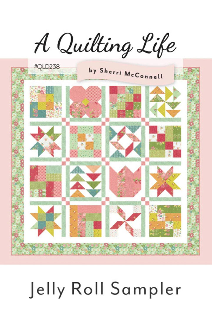 Jelly Roll Sampler (QLD239) - Maple Leaf Quilting Company Ltd.