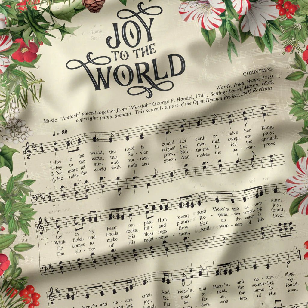 Joy to the World Panel - 36" x 44" (66250505P-01) 🇨🇦 - Maple Leaf Quilting Company Ltd.