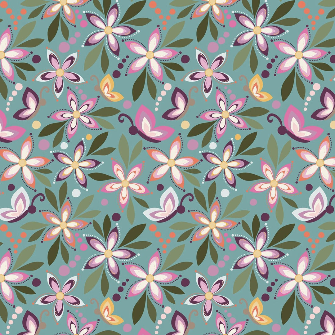 Juju's Petals | 1 Yard Cuts - Maple Leaf Quilting Company Ltd.