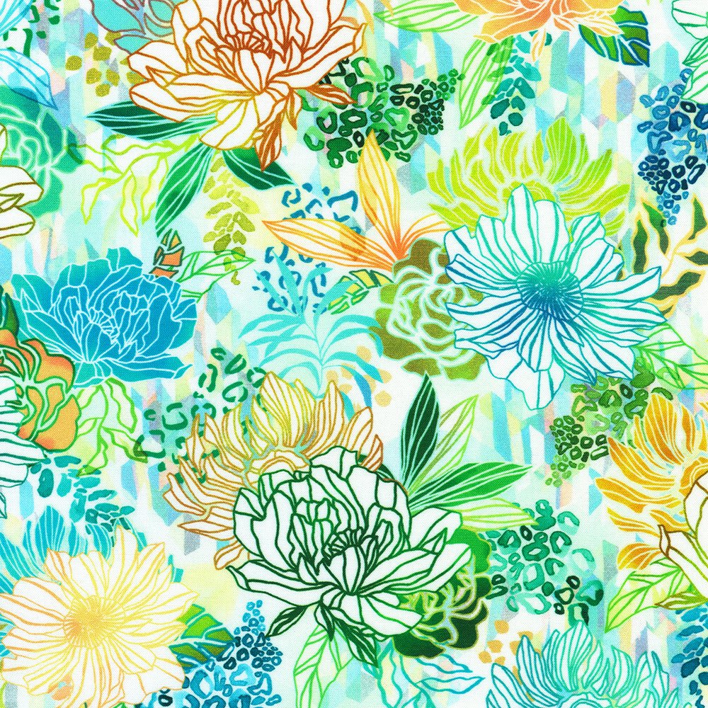 Jungle from Robert Kaufman | 108” Cotton (SRKDX2197048) - Sold in UNITS of 1/4 metre - Maple Leaf Quilting Company Ltd.