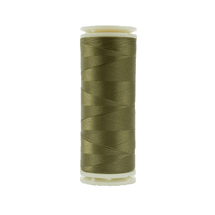 Khaki - 507 | InvisaFil™ 100wt Invisible Cottonized Polyester Thread (400m/437yd) - Maple Leaf Quilting Company Ltd.