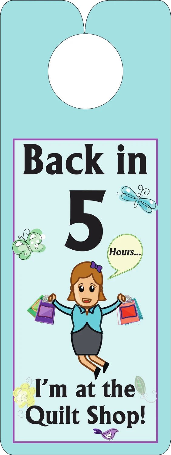 Knobie Talk - "Back in 5" - Maple Leaf Quilting Company Ltd.