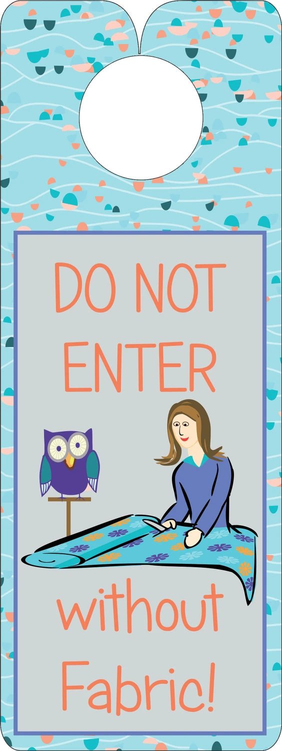 Knobie Talk - "DNEWO Fabric" - Maple Leaf Quilting Company Ltd.