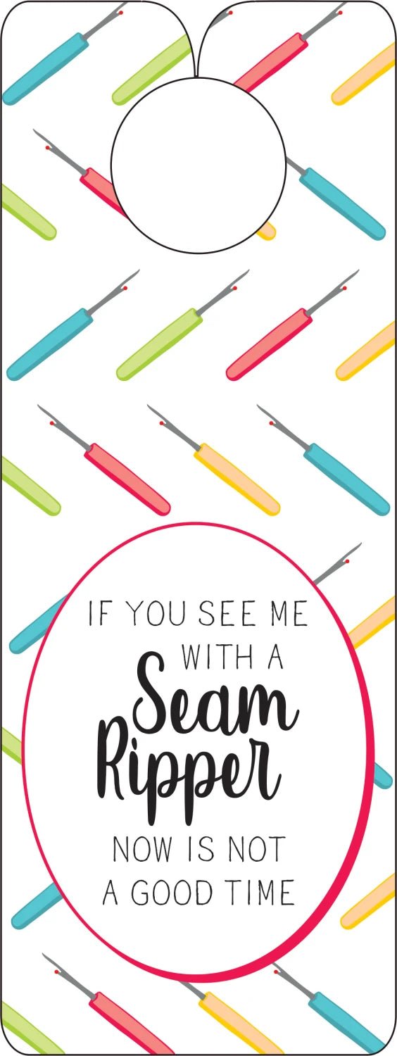 Knobie Talk - "Seam Ripper" - Maple Leaf Quilting Company Ltd.