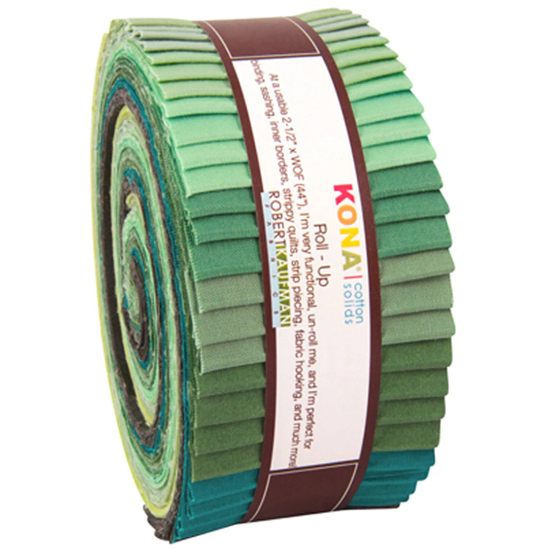 Kona Cotton Spring Meadows | 2.5in Strips - 40pcs (RU - 443 - 40) - Maple Leaf Quilting Company Ltd.