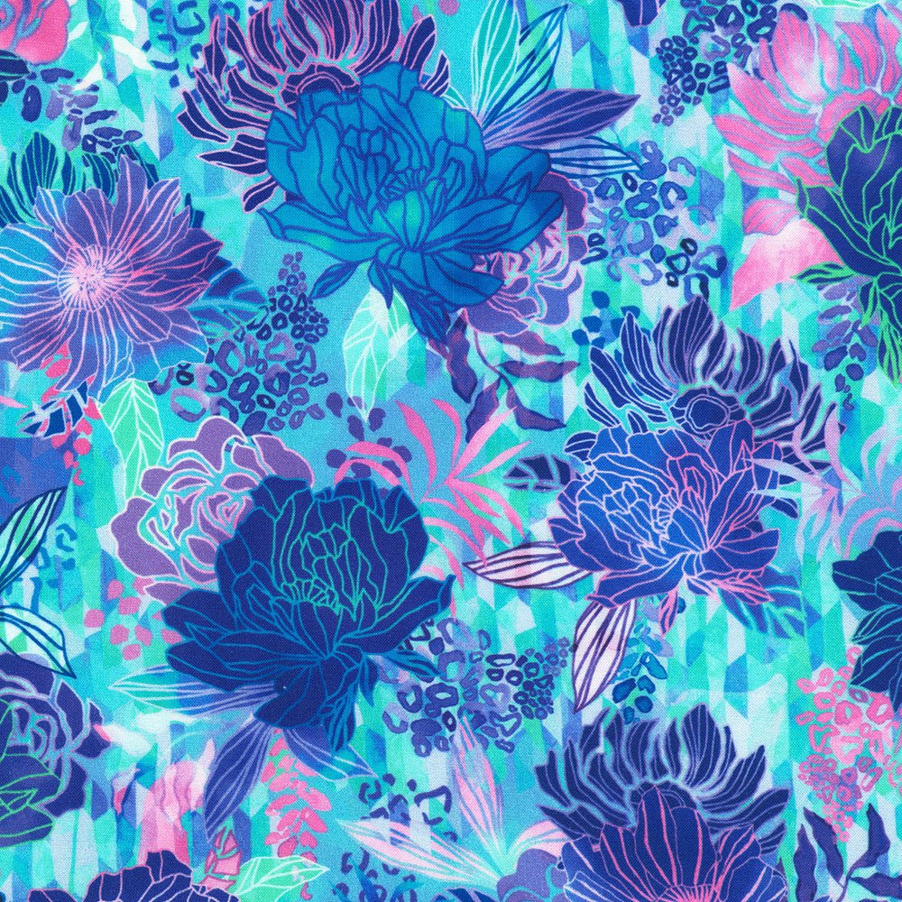 Lagoon from Robert Kaufman | 108” Cotton (SRKDX2197071) - Sold in UNITS of 1/4 metre - Maple Leaf Quilting Company Ltd.