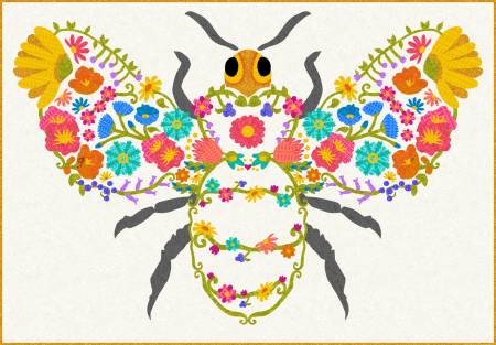 Laser - Cut Kit: Hello Honey - Maple Leaf Quilting Company Ltd.