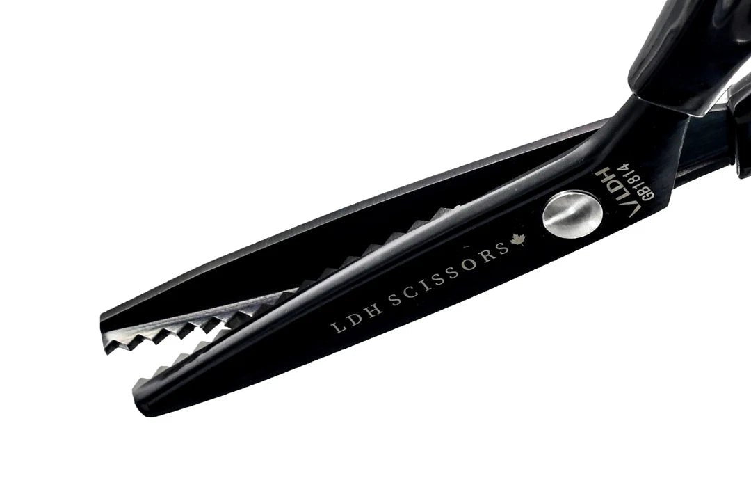 LDH Midnight Edition Lightweight Pinking Shears - 9" - Maple Leaf Quilting Company Ltd.